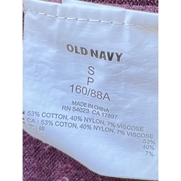 Old Navy S Maroon Button-Front Longline Cardigan With Pockets - Picture 4 of 5